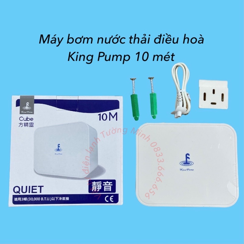 Máy bơm nước thải điều hoà King Pump 10M 10 mét - Máy xử lý nước thải điều hoà Kingpump 10 mét