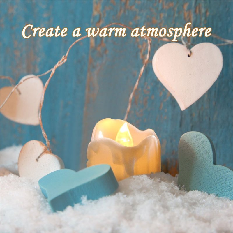 Đèn led có hình cây nến độc đáo