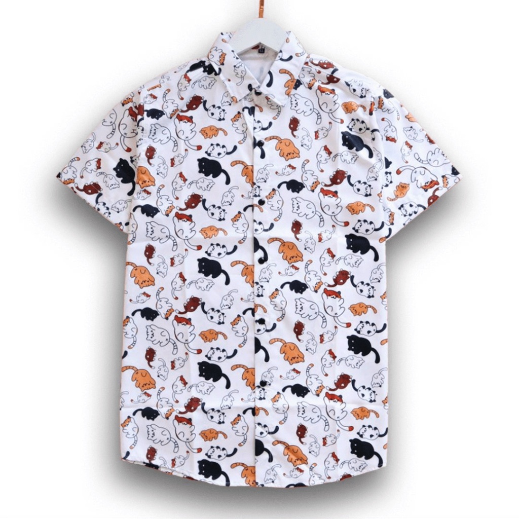 Áo Sơ Mi Nam Họa Tiết Hè Mặc Mát Phong Cách Trẻ Trung Thích Hợp Đi Chơi, Đi Làm Hot [NEW UNISEX]