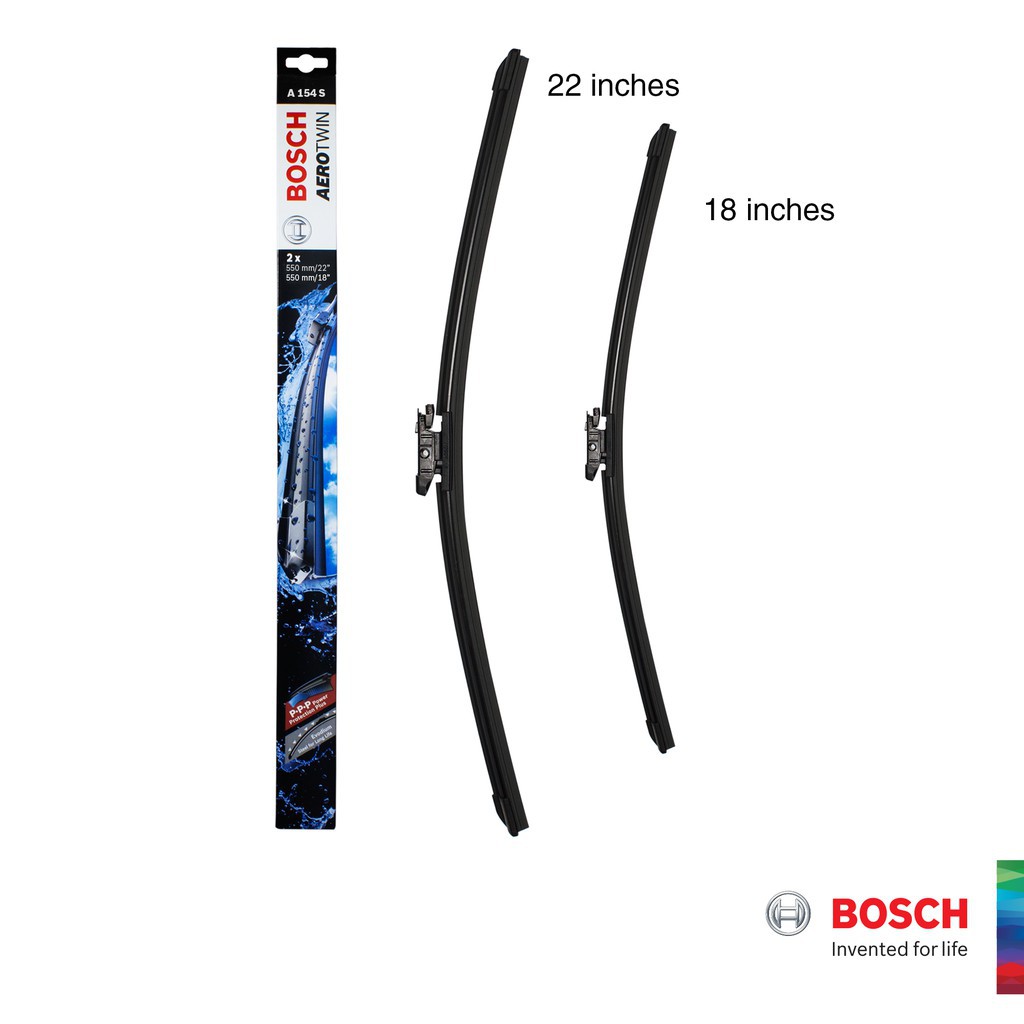 Bộ gạt mưa Bosch Aerotwin A154s - Euro set 18-22 inch cho Chevrolet Colorado