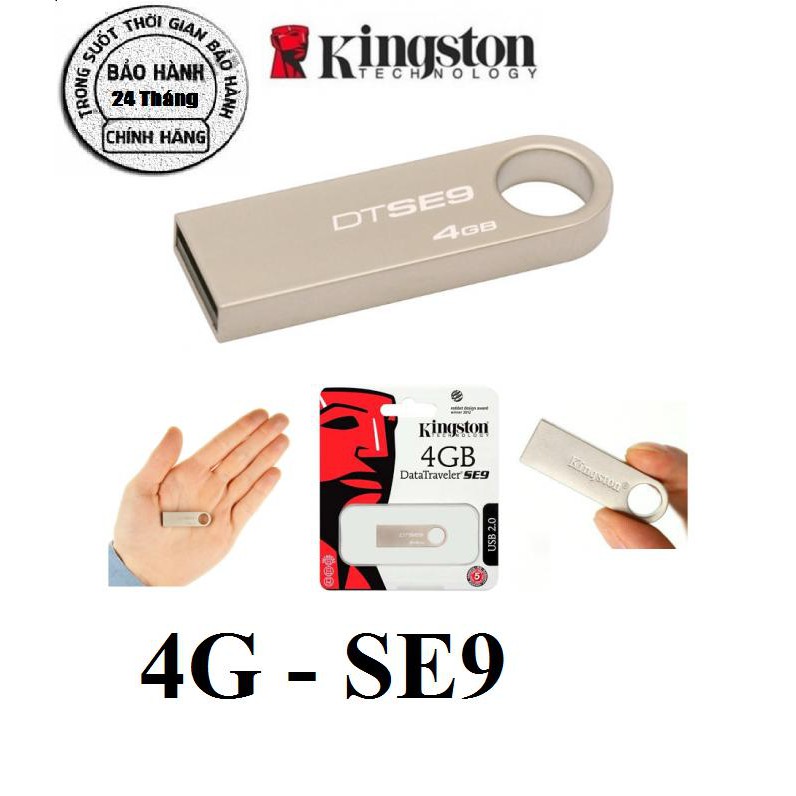 USB Lưu Trữ Dữ Liệu 4G Kingston SE9