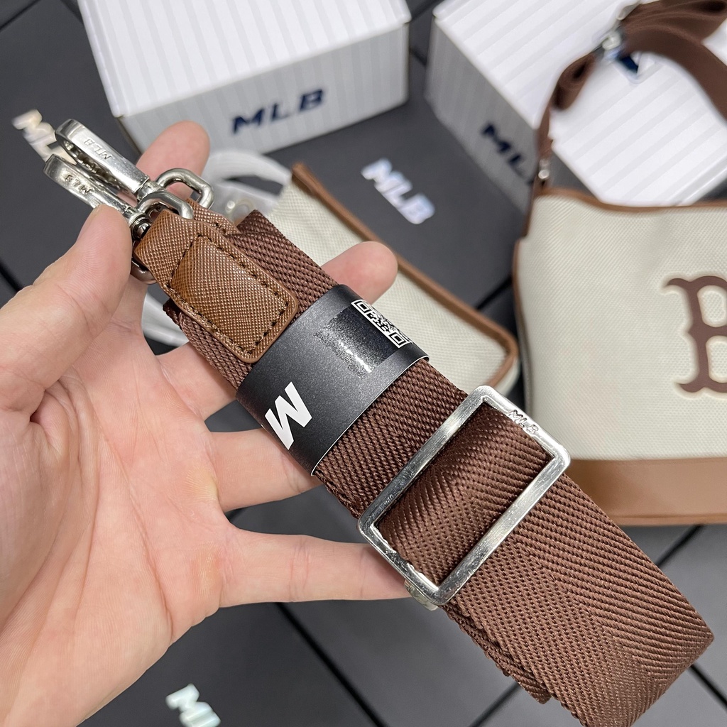 ✅ Túi Đeo Chéo MLB Basic Big Logo Canvas Small Tote Bag 3AORS062N-50BKS | HÀNG CÓ SẴN | MẪU MỚI NHẤT