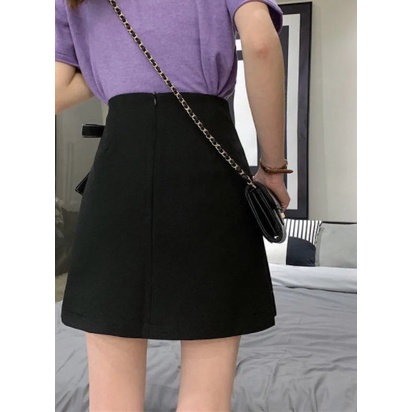 Chân Váy Chữ A Trơn Chỉ Nổi Có Nơ Buộc CV12 | BigBuy360 - bigbuy360.vn
