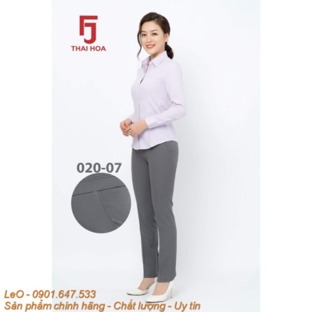 Quần Tây Thái Hòa màu xám tro 020-07