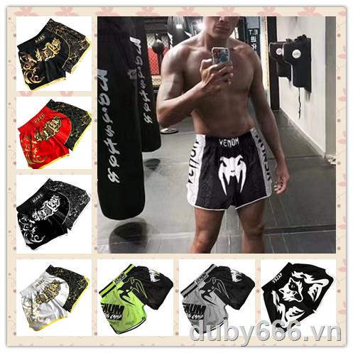Quần Tập Muay Thái Chuyên Dụng Chất Lượng Cao ✚♨Quần Short Tập boxing / Chạy Bộ / Thể Thao UFC