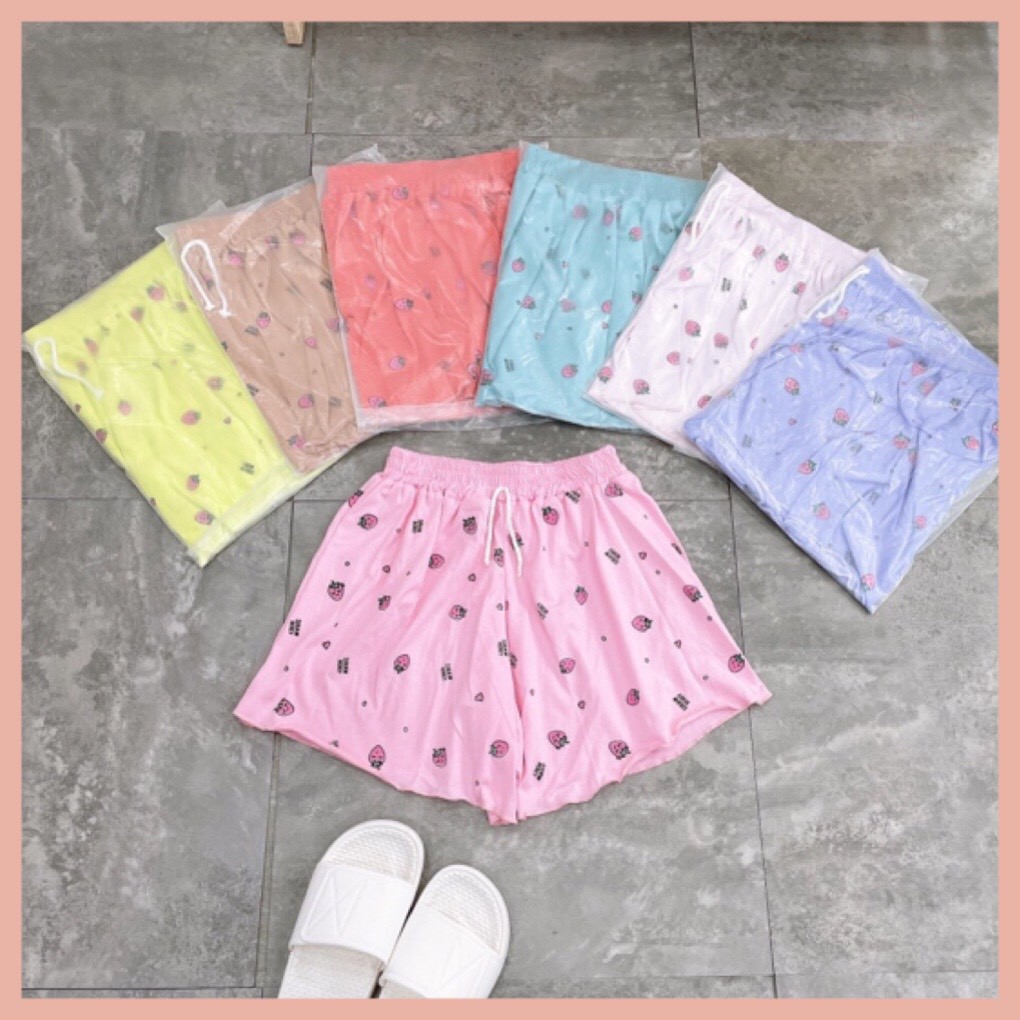 Quần ngủ mặc nhà(có ảnh thật) siêu mát, thun Cotton Co giãn Hoạ Tiết Xinh Xắn-giadungsieure