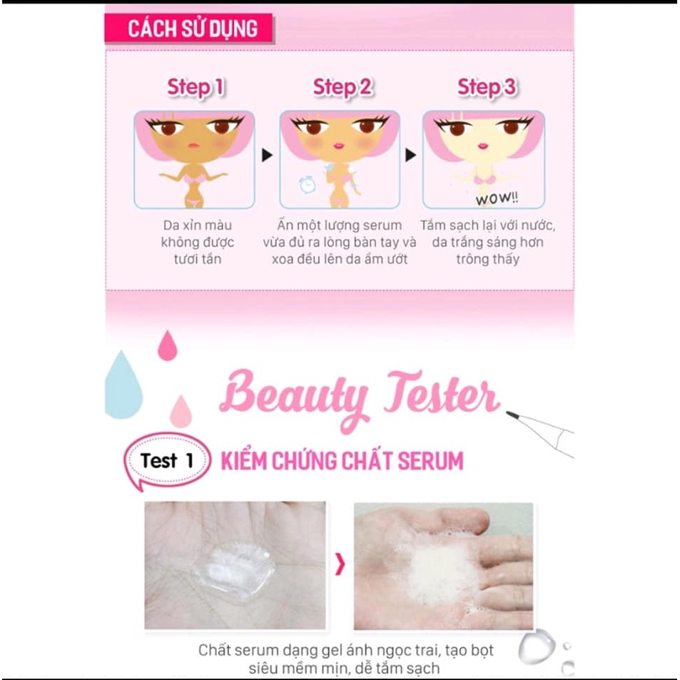 01 Chai Sữa Tắm Trắng Da CÔ GÁI Cathy Doll Ready 2 White One Day Whitener Body Cleanser Thái Lan 500ml