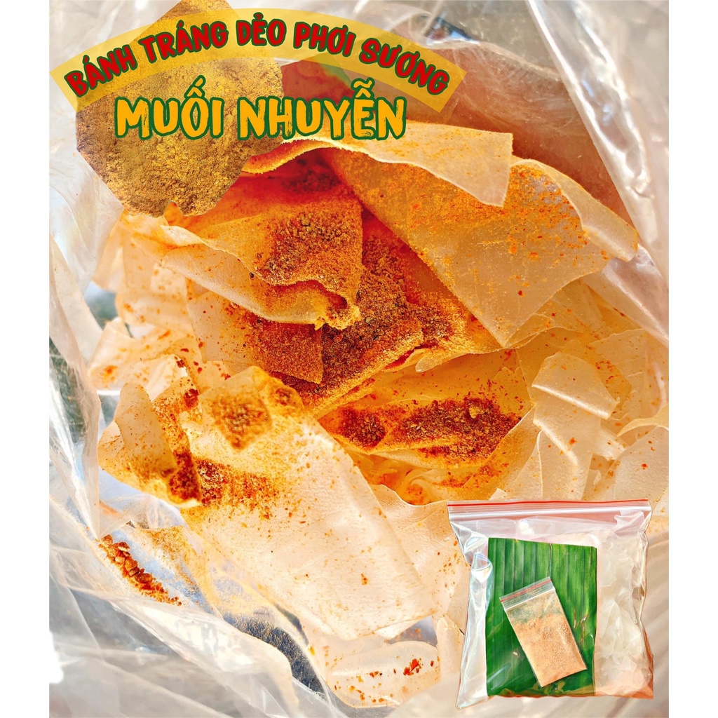 Bánh tráng phơi sương mềm dẻo kèm muối nhuyễn loại ngon Đặc sản Tây Ninh