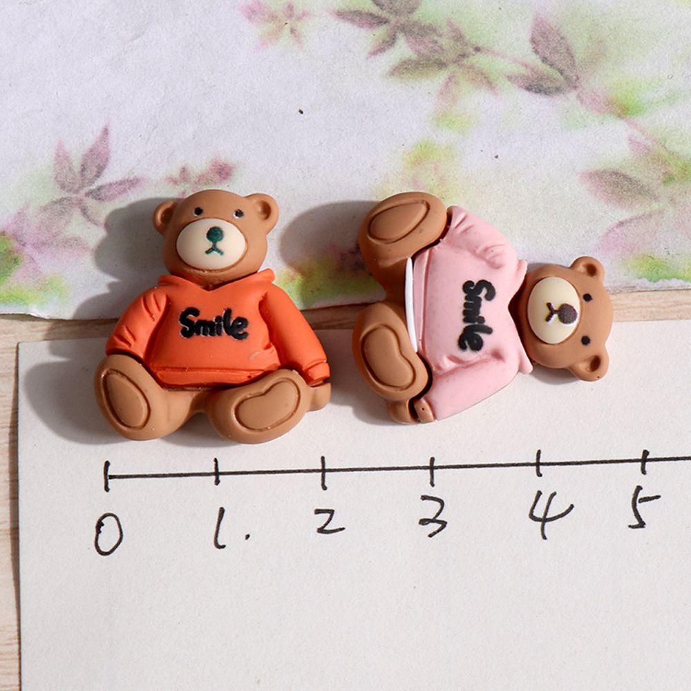 Móc Khóa Hình Gấu Bằng Nhựa Mini Dễ Thương