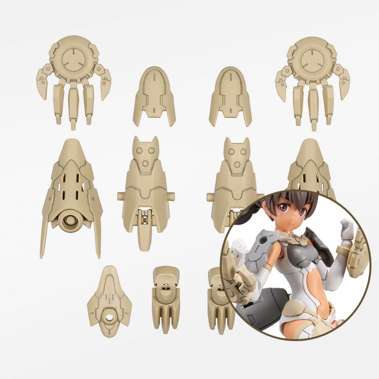 Bộ lắp ráp phụ kiện mô hình 30MS OPTION PARTS SET 5 (HEAVY ARMOR) Bandai 4573102629531