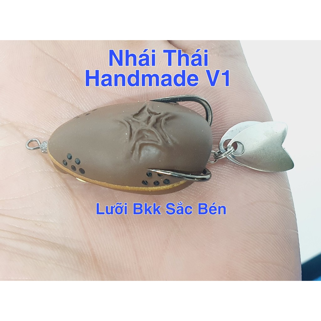 Nhái Thái Handmade V1 Chuyên lure, câu cá lóc, cá chẽm...