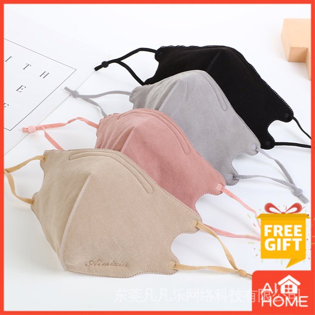 Khẩu Trang Lọc Bụi 3 Lớp cotton Thoáng Khí Có Thể Giặt Tái Sử Dụng