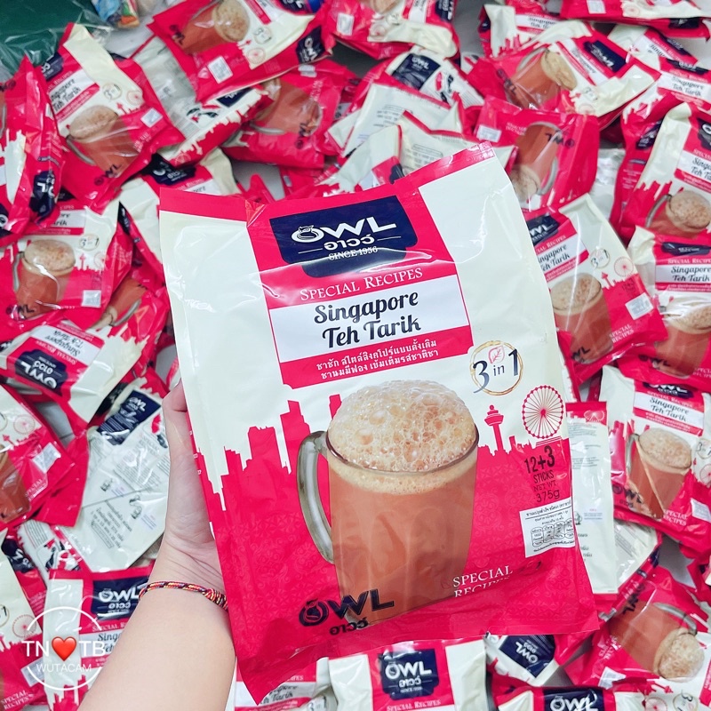 01 Bịch Trà Sữa OWL Singapore Có 15 Gói Bên Trong Nhập Thái