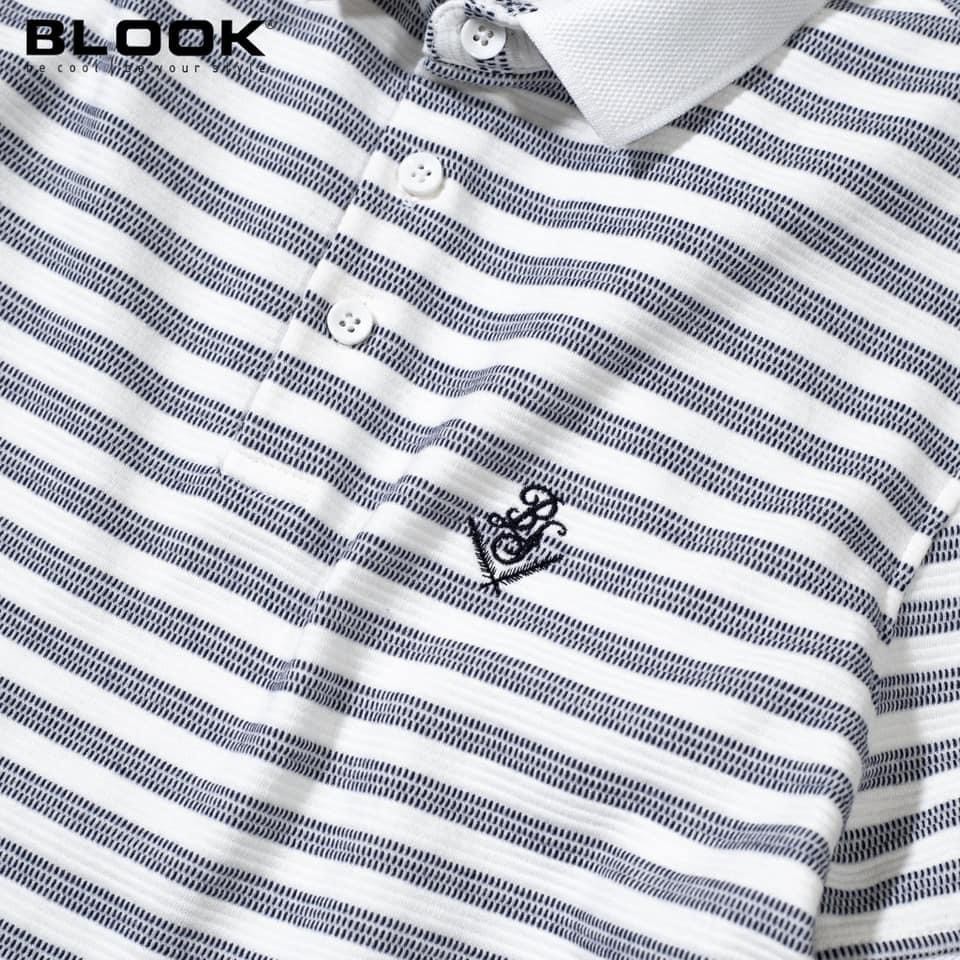 Áo polo nam slimfit BLOOK Vải thun cá sấu thun gân nhẹ dày dặn co gian 4 chiều mã 32084 (HÌNH THẬT) | BigBuy360 - bigbuy360.vn