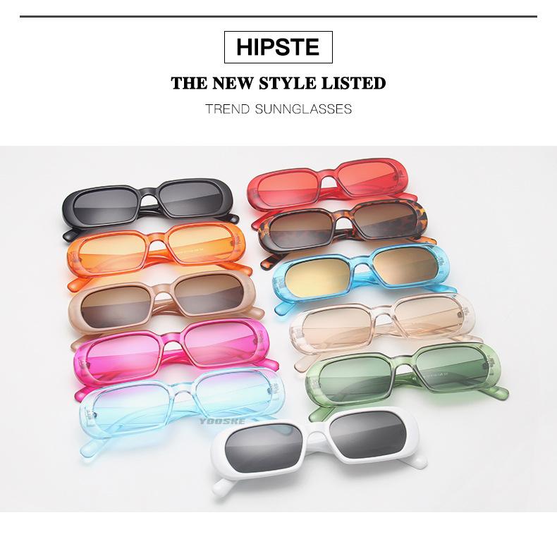 Kính Mát Gọng Oval Nhỏ Màu Xanh Lá / Đỏ Chống Tia Uv400 Phong Cách Cổ Điển Cho Nam Và Nữ | BigBuy360 - bigbuy360.vn