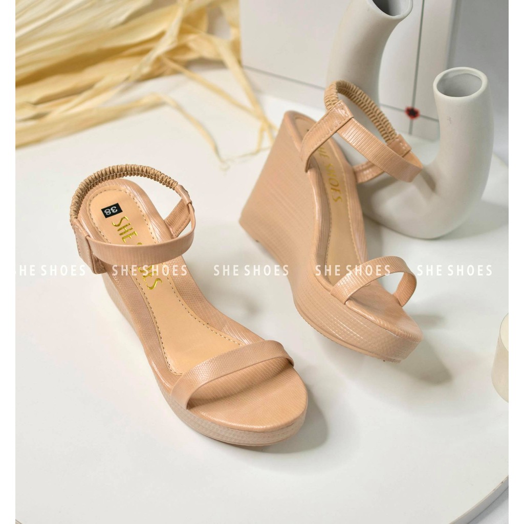 Giày sandal đế xuồng ♥️Freeship♥️ sandal quai ngang 9p siêu xinh. ĐỘC QUYỀN BỞI SHE SHOES