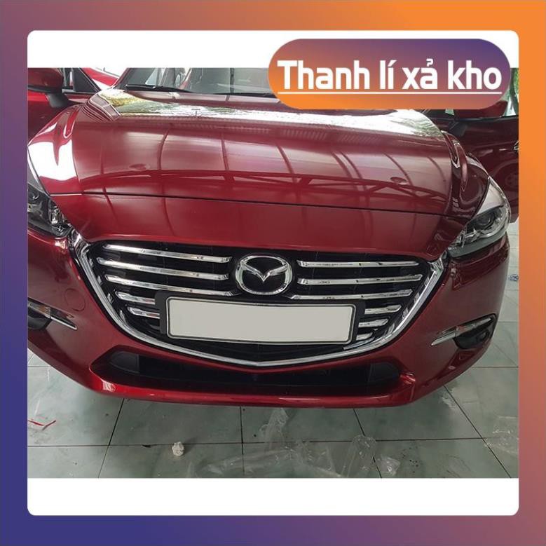 Shop xả kho sp ỐP TRANG TRÍ MẶT CALANG MAZDA 3 2017-2018, 2019 ảnh thật