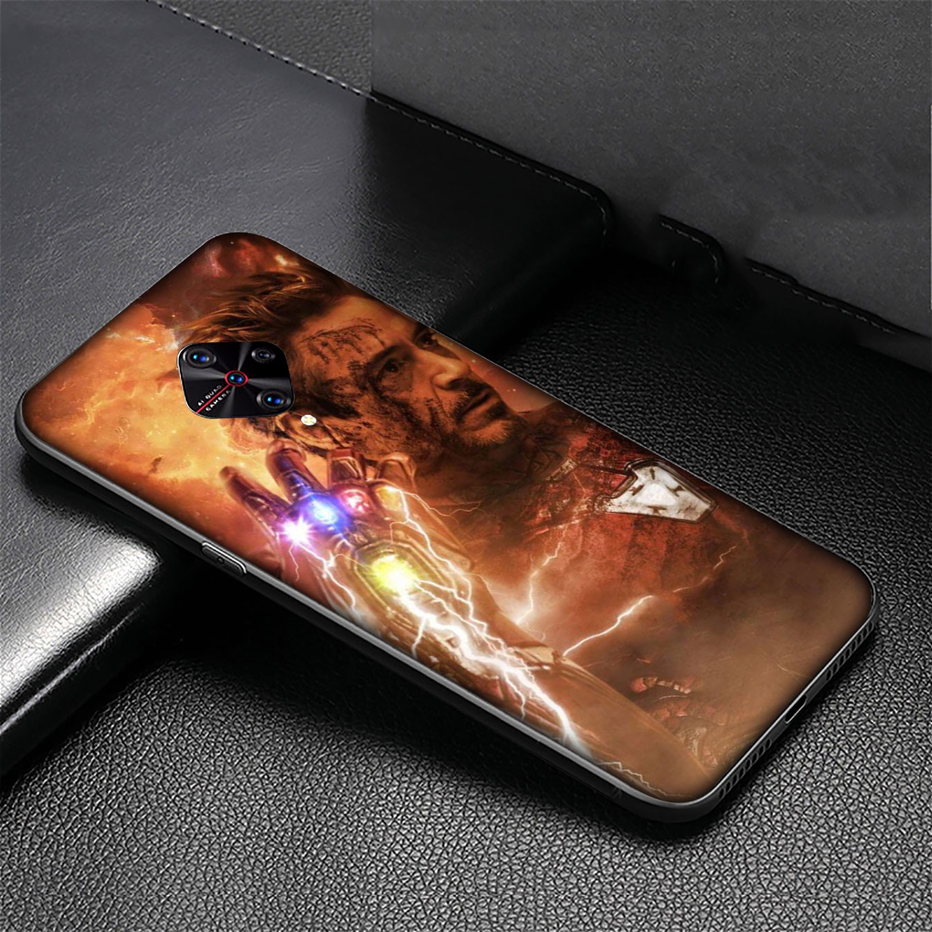 Ốp Điện Thoại Silicon Mềm Hình Iron Man Marvel Cho Xiaomi Redmi Note 5 Pro Plus 5a 4x S2 Mi Poco X3 Nfc Pocophone F1