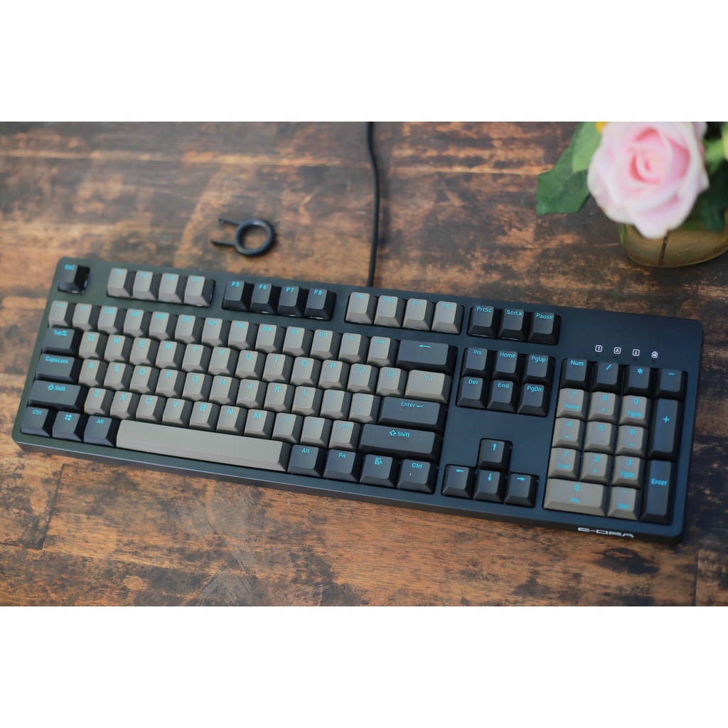 Bàn phím cơ, máy tính E-Dra EK3104 Pro⚡️𝑭𝑹𝑬𝑬𝑺𝑯𝑰𝑷⚡️cao cấp, gõ bền êm tay, gõ văn bản cực tốt và chơi game siêu ngon, xịn