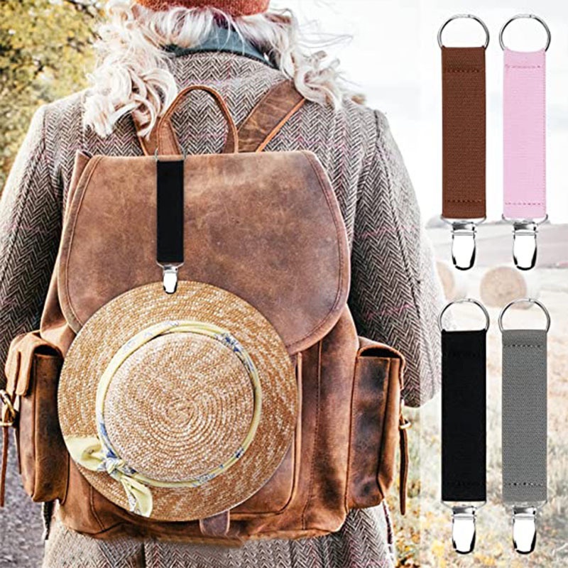 Kẹp Mũ Đa Năng Co Giãn Cố Định Ba Lô / Mũ Lưỡi Trai