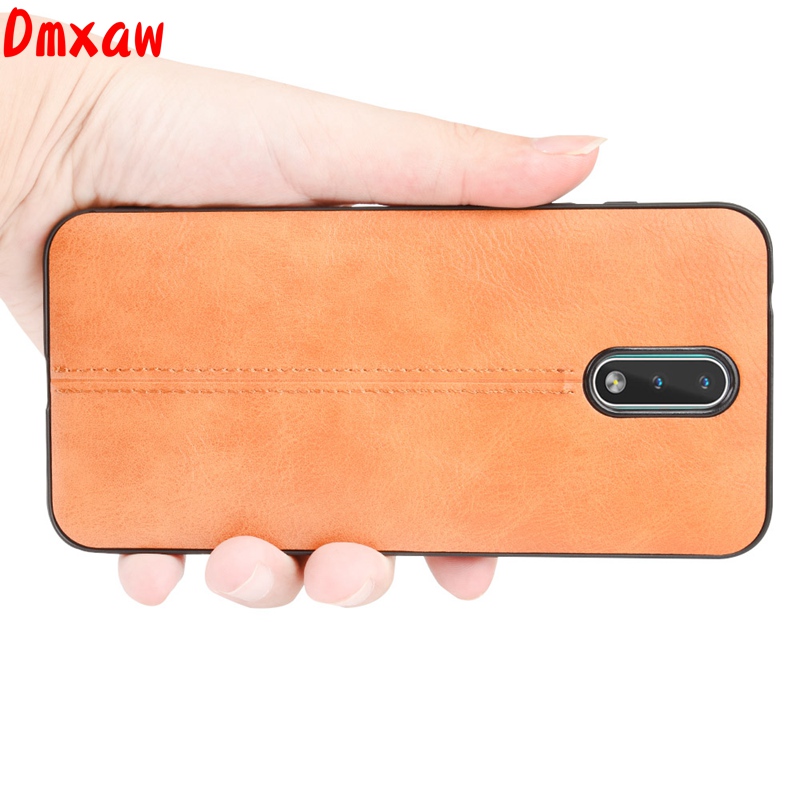 Ốp Điện Thoại Lưng Da Thời Trang Cho Nokia 2.3 3.2 4.2 7.1 6.1 7 Plus X6 8 Sirocco