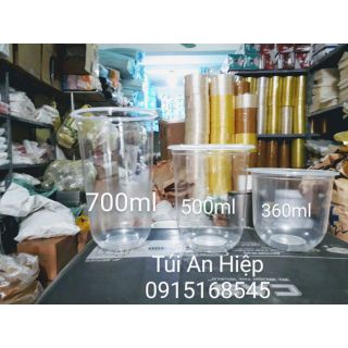 Cốc đáy bầu 700ml 500ml 360ml (50 cốc)