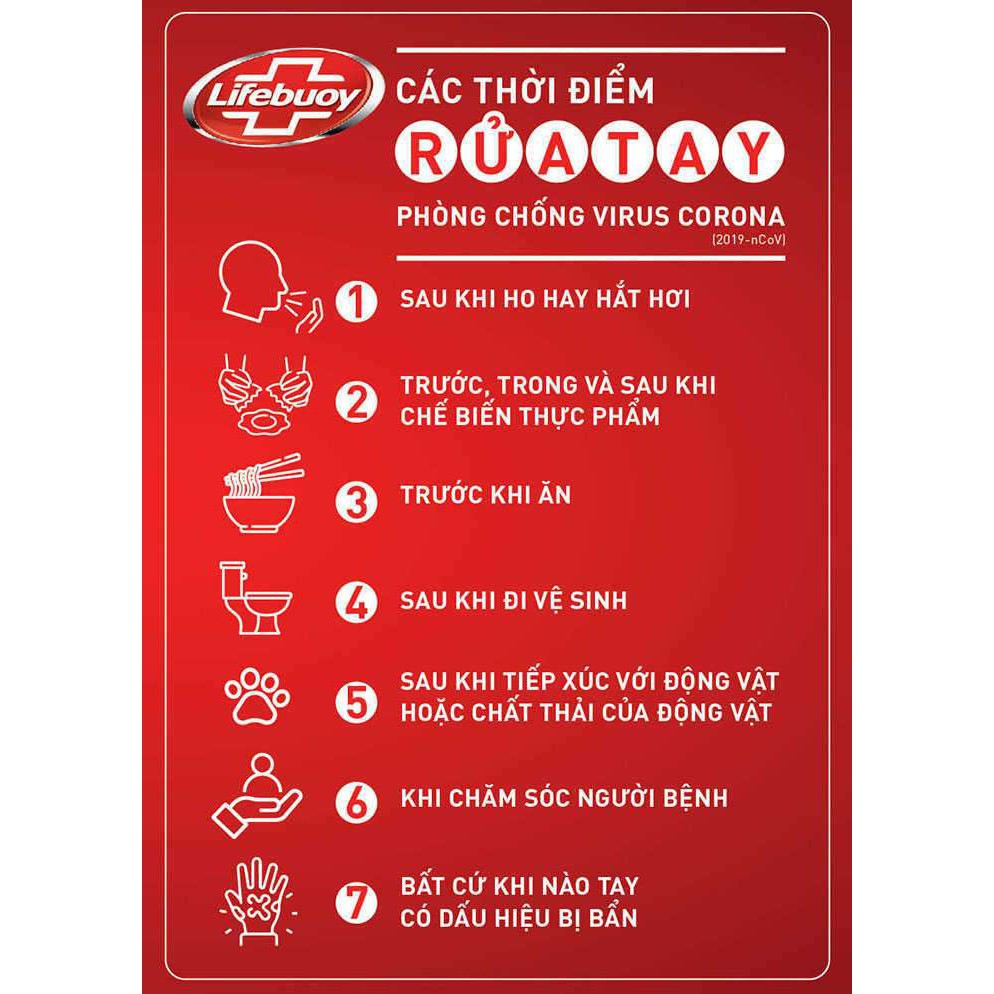 Gel rửa tay khô sạch siêu nhanh Lifebuoy Bảo Vệ Vượt Trội 10 500ml