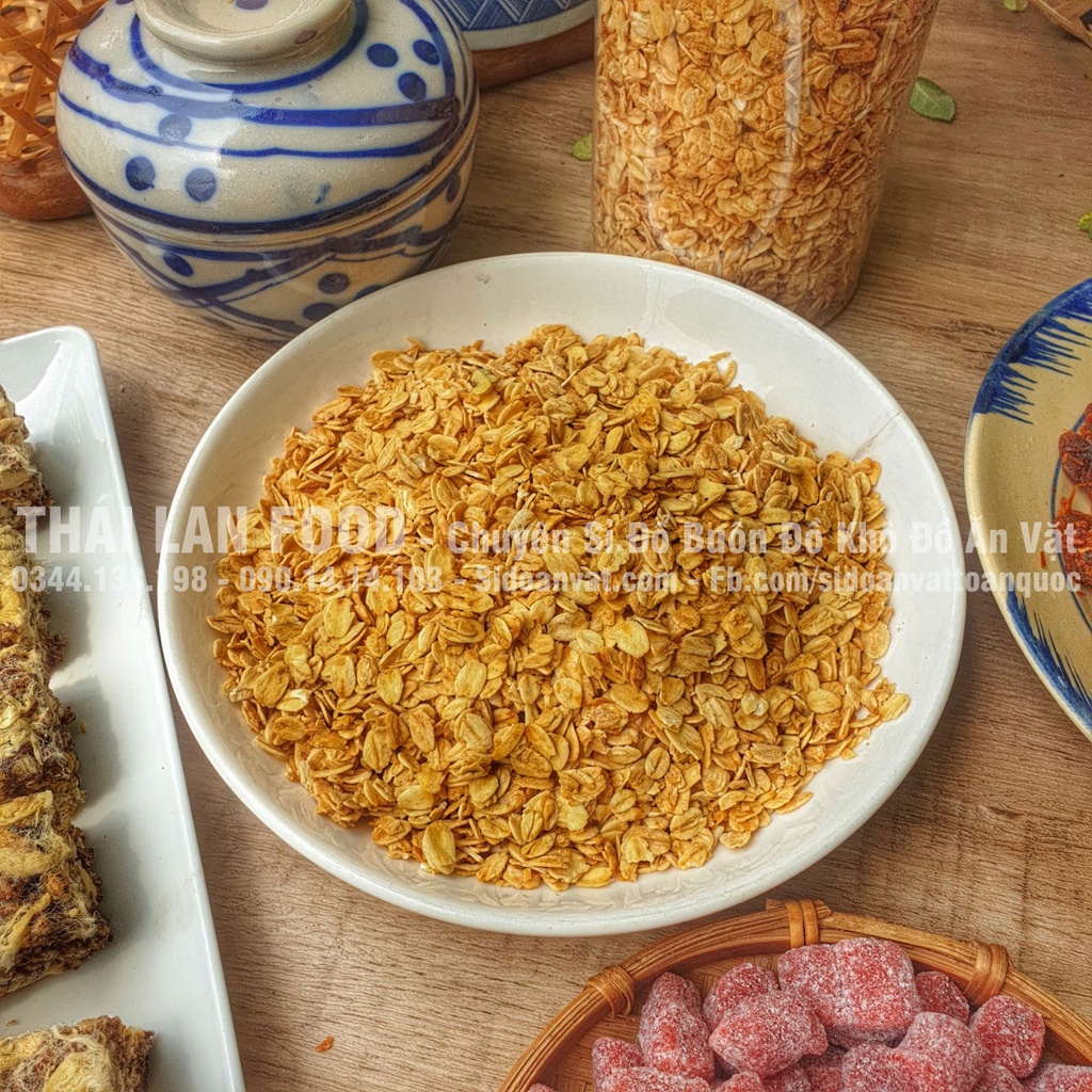 Yến Mạch Sấy Mật Ong Lon 500Gr (Yến Mạch Ăn Liền)