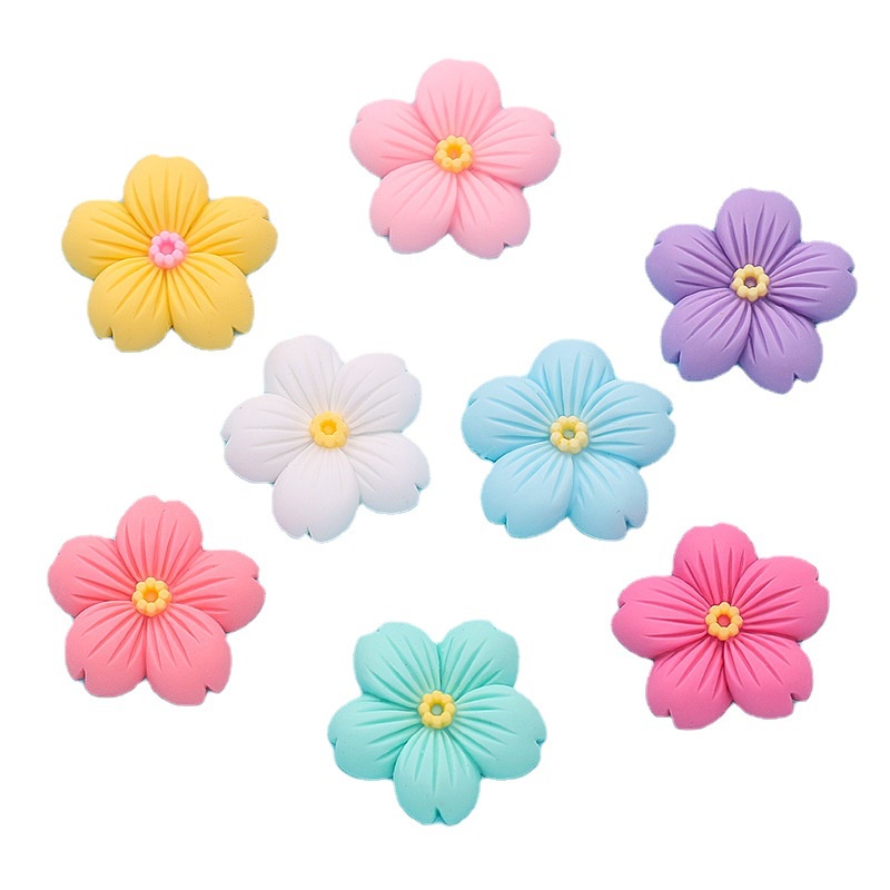 Bộ 10 Ghim Cài Áo Trang Trí Hình Hoa Anh Đào Xinh Xắn