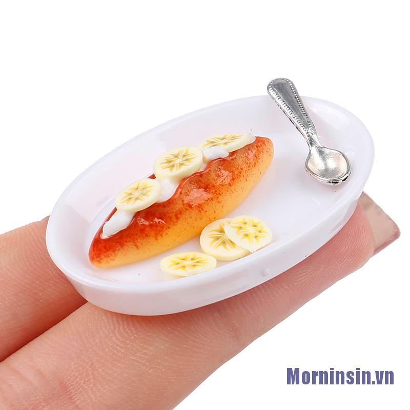 1 Bộ Bánh Mì Thu Nhỏ Dùng Để Trang Trí Nhà Búp Bê