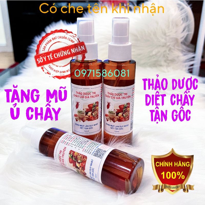 Ủ Chấy. 1 lần duy nhất hết chấy. [Hàng công ty]. Dầu Gội Hết Chấy Chí Và Trứng.