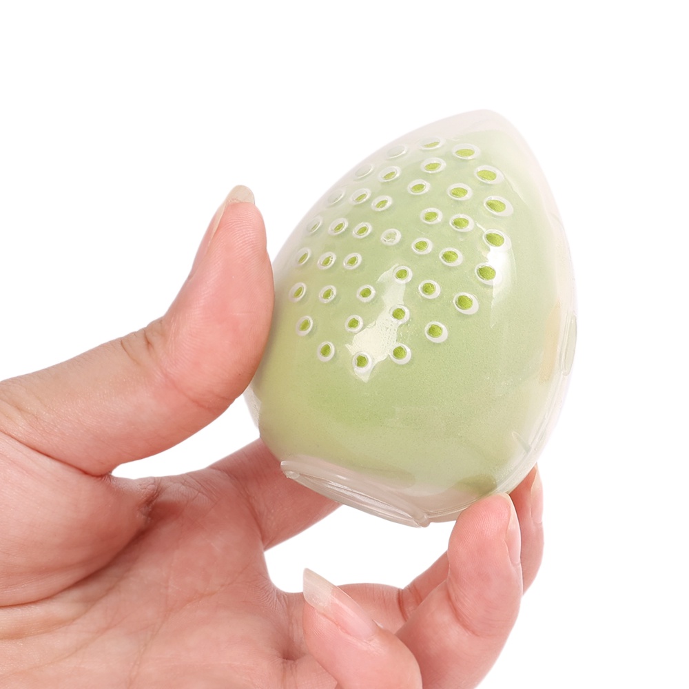 Hộp đựng một mút trang điểm dạng đứng giúp giữ mút khô ráo