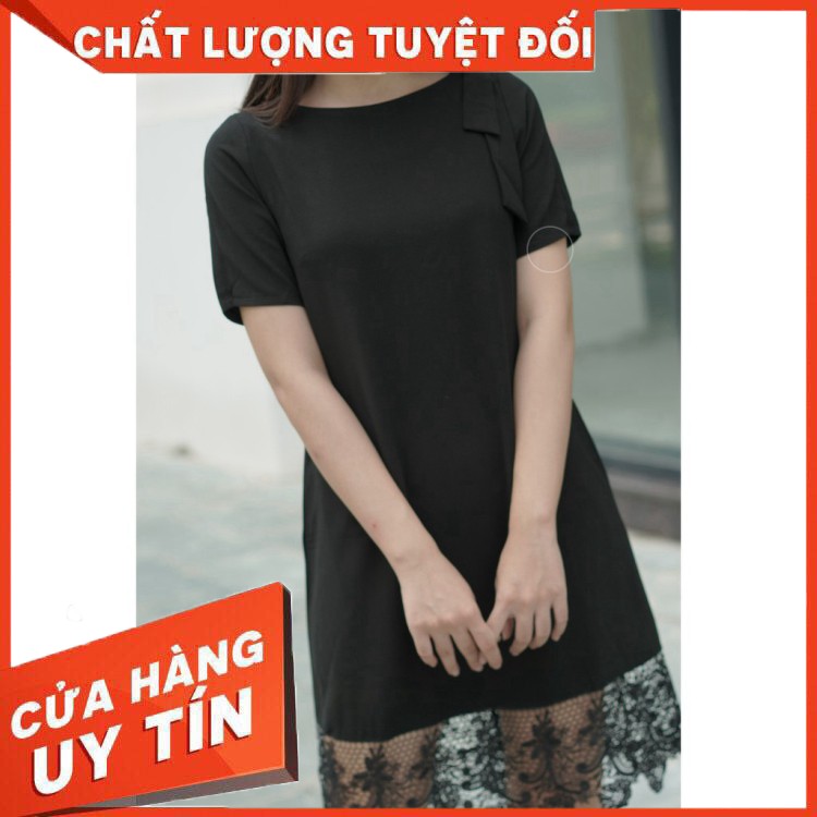 HÀNG NHẬP KHẨU -  VÁY ĐẦM SUÔNG PHỐI CHÂN REN THIẾT KẾ CAO CẤP THƯƠNG HIỆU ORIEVA - Hàng Nhập Khẩu