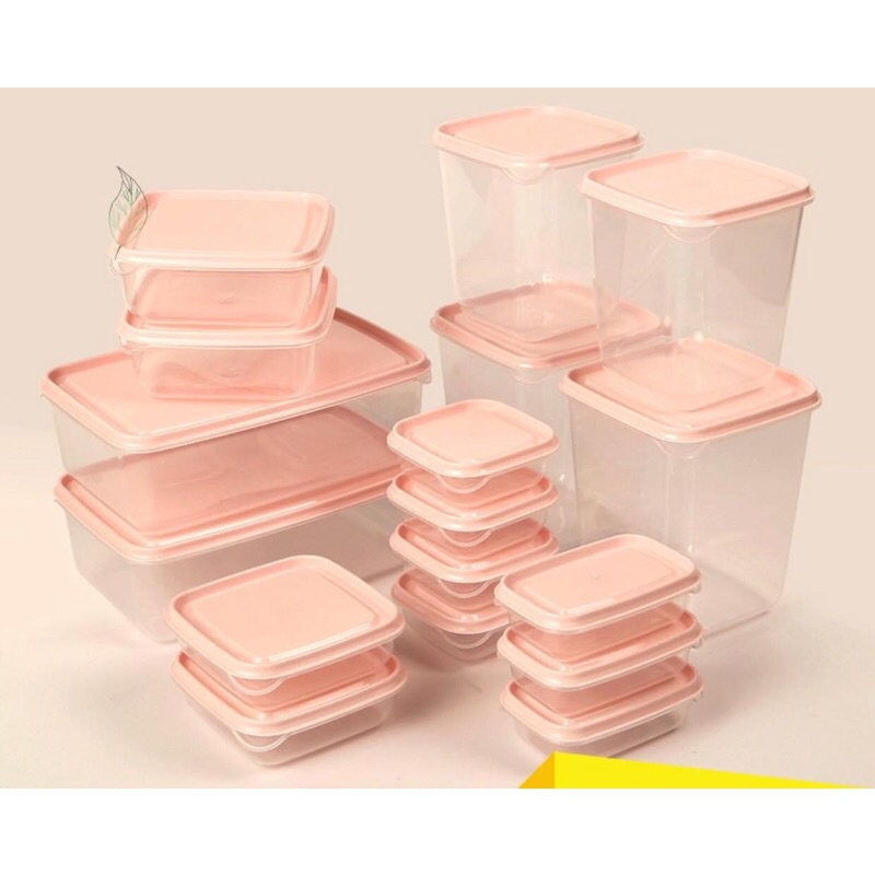 Set 17 hộp nhựa IKEA