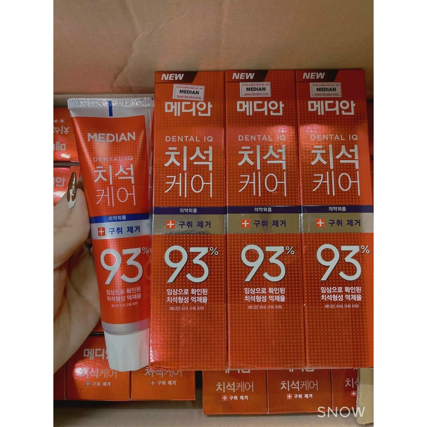 Mới về - Kem đánh răng MEDIAN Dental IQ Toothpaste 93% Hàn Quốc- 120gr