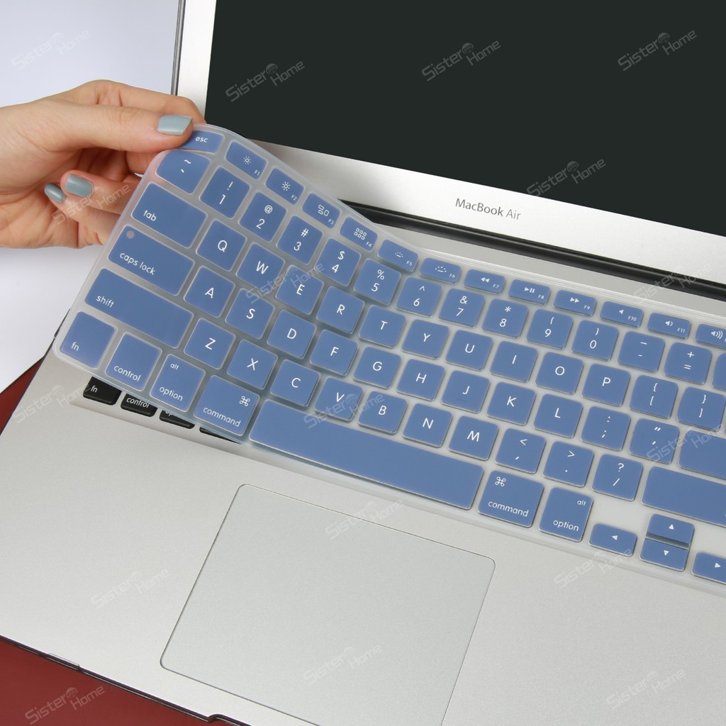 Miếng Dán Bàn Phím Làm Từ Silicon Màu Trơn Cho Macbook Air 13.3 2020 M1 A2337 A2179 A1932 Macbook Air 13 A1369 A1466
