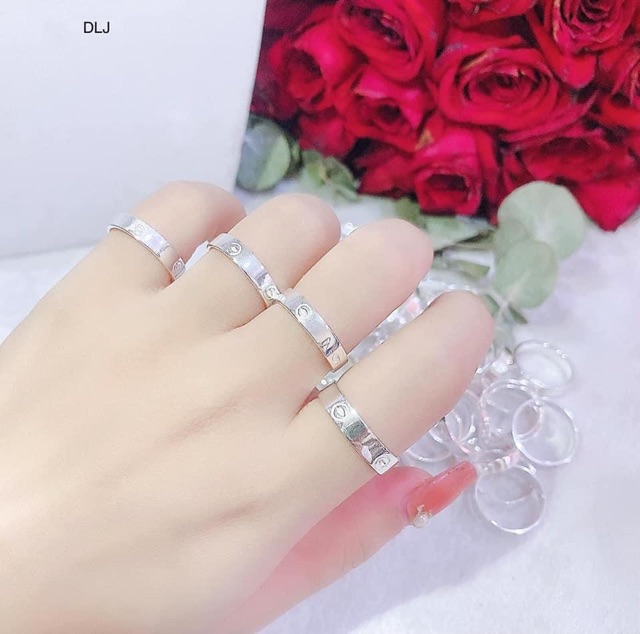 NHẪN CARTIER BẠC TA 925