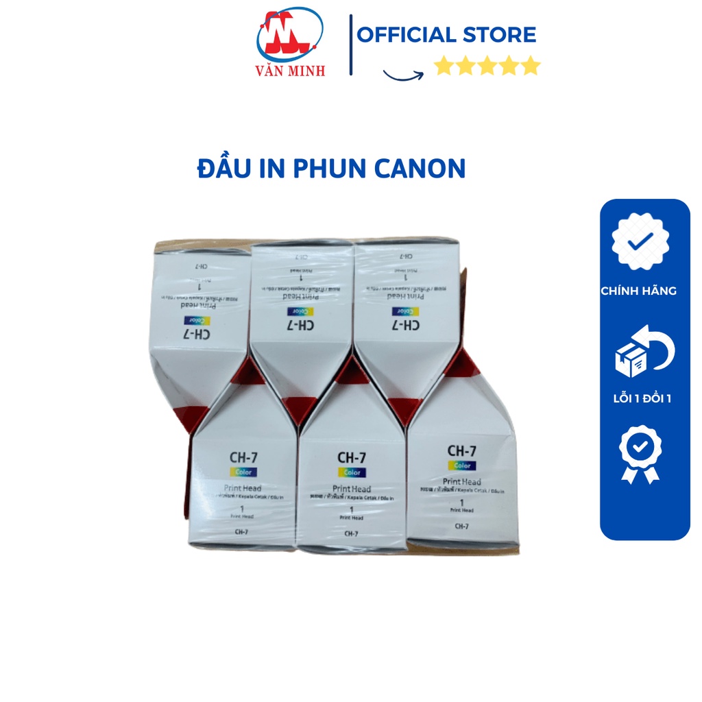 Đầu in phun Canon G1000, G1010, G2000, G2002, G2010, G3000, G3010, G4000.. mã BH-7, CH-7 Mẫu mới, thay cho CA91, CA92.