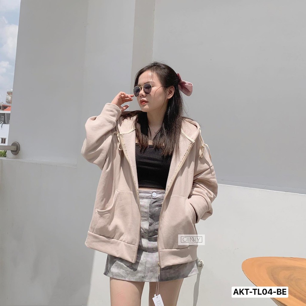 Áo Khoác Thun Mira Phiên Bản Mới TL04 | Form Rộng Freesize | Kèm Hình Thật