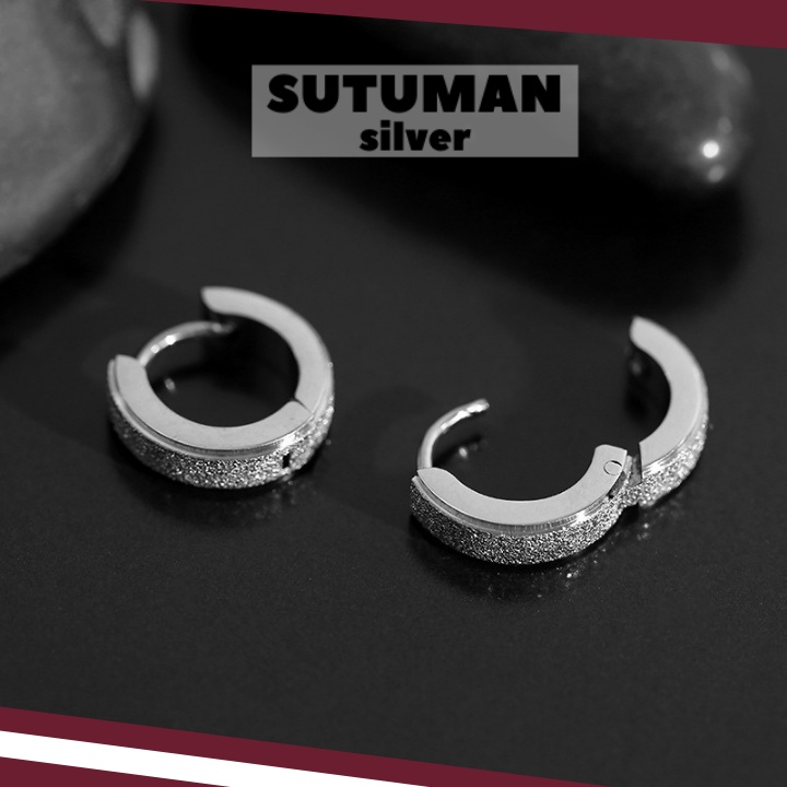 [HỎA TỐC] Bông tai Stub Hàn Quốc thép titan chất lượng phụ kiện thời trang xu hướng mới SUTUMANsilver