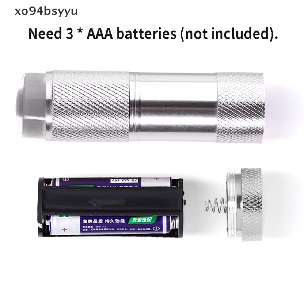 Đèn LED UV Mini Xo94Bsyu Cầm Tay Bằng Silicone