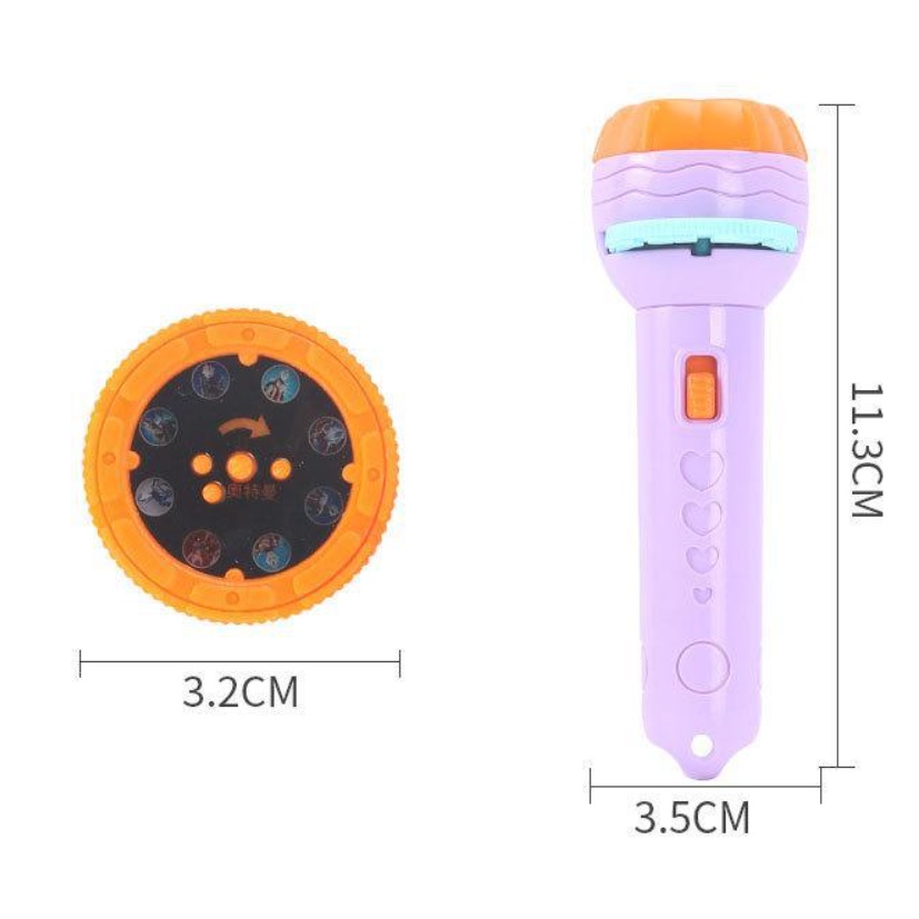 Đồ chơi đèn pin chiếu hình 80 hình đáng yêu cho bé khám phá BeThongMinh - Đồ chơi thông minh cho bé