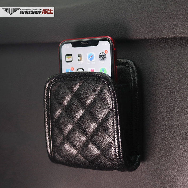 Car Creative Phone Storage Box Car Ditty Bag Vehicle Storage Box Multi-Function Shopping Bags Car Decoration Auto department store supplies