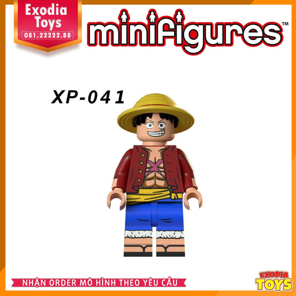 Xếp hình Minifigure nhân vật Anime One Piece : Đảo Hải Tặc - Đồ Chơi Lắp Ghép Sáng Tạo - KORUIT XP036-041