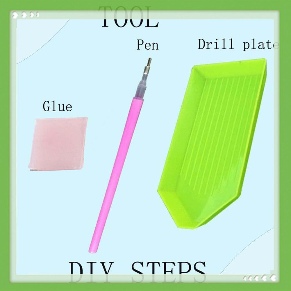 Bộ tranh đính đá 5D DIY hình phong cảnh đường phố yên tĩnh | BigBuy360 - bigbuy360.vn