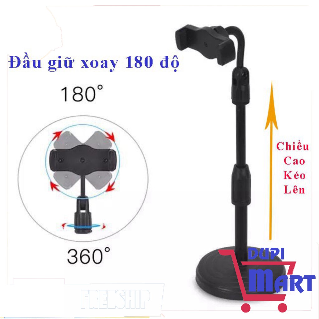 [SIÊU TIỆN ÍCH] Giá đỡ điện thoại - Giá kẹp điện thoại để bàn livestream đa năng tiện lợi