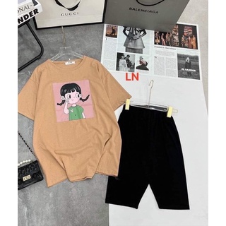 Sét áo em bé tết tóc +quần legging LN11