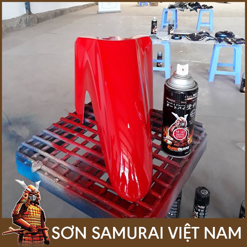 Sơn Samurai Việt Nam - Combo Son Xit Samurai Màu Đỏ 23