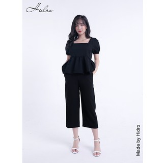 HIDRO Bộ đũi xước cổ U tay bồng