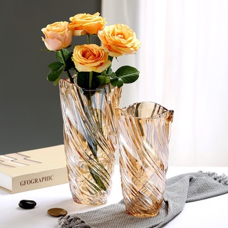 Lọ hoa thủy tinh loại 1 ánh pha lê bình thuỷ tinh symphony cắm hoa đẹp decor - phong cách bắc âu maydecor